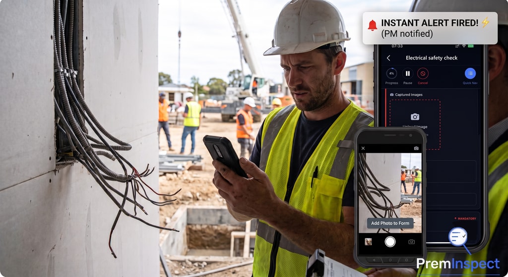 Catch issues as they arise, not weeks later: check the work while it’s being done, so problems surface on site instead of slipping through unnoticed.
