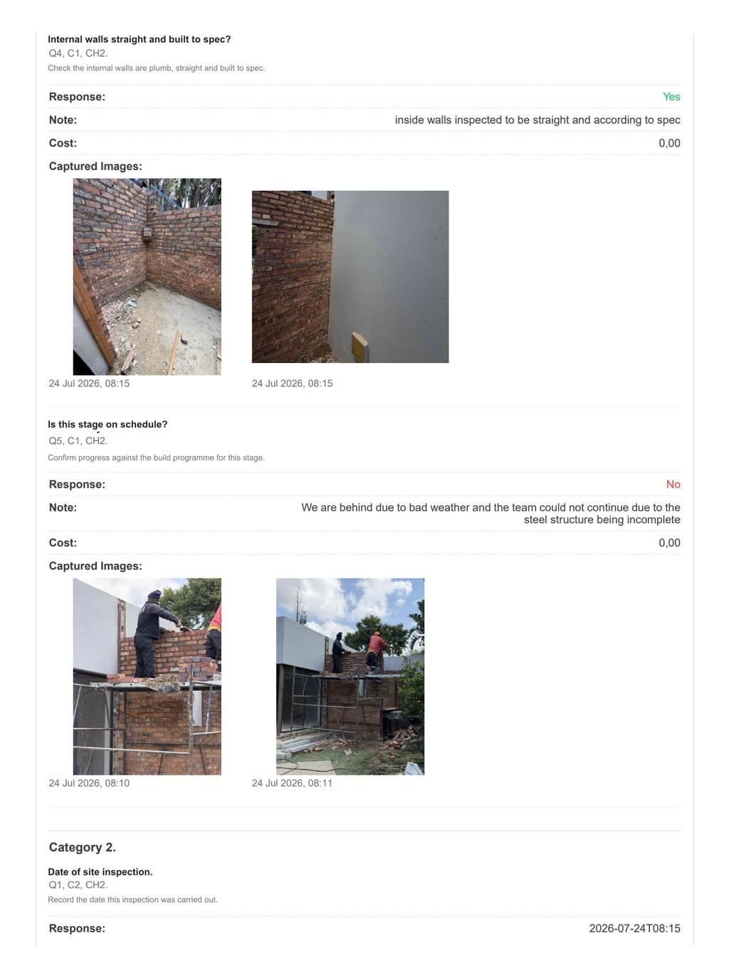 A timestamped, signed, photo-backed audit trail, exported as a branded PDF, proof that settles claims and defends against penalties.